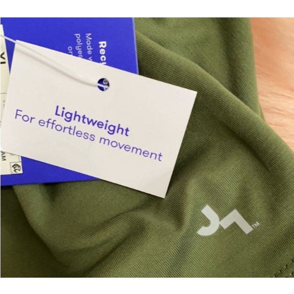 JoyLab Green Gathering V Neck Top With Rushing Front Accent Sz XL NEW! - Picture 4 of 4